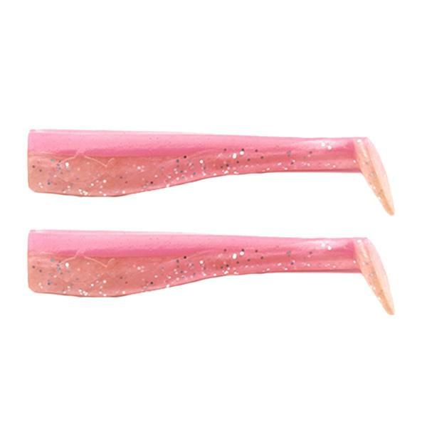 JLC Zanzibar 15cm 40gr #04 Pink Pearl Silikon Kuyruk (2 Adet) - Image 1