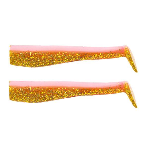 JLC Zanzibar 15cm 40gr #06 Pink Gold Silikon Kuyruk (2 Adet) - Image 1