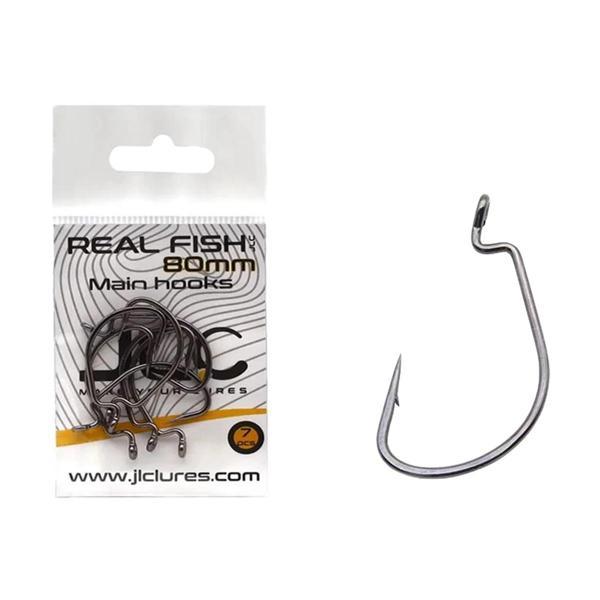 JLC Real Fish 8cm Offset Kafa İğnesi (7 Adet) - Image 1