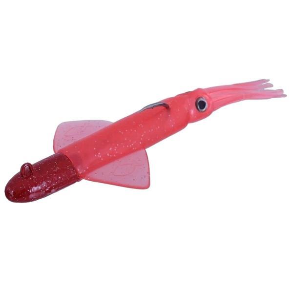 JLC Xipi 150 Set 194gr 21cm #09 Red Shiny Silikon Kalamar - Image 1