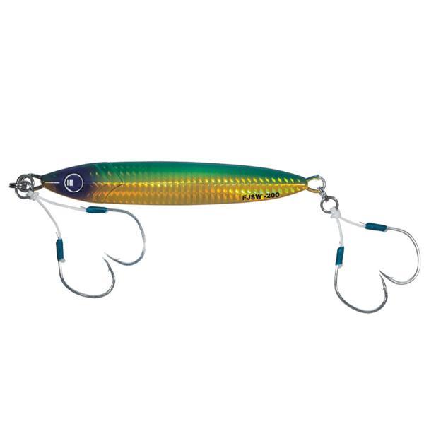 Major Craft First Jig Slow FJSW-250gr #11 Green Gold (UV) - Image 1