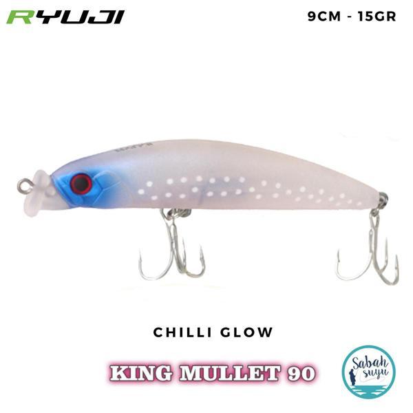 Ryuji King Mullet 90F 9cm 15gr Chilli Glow - Image 1
