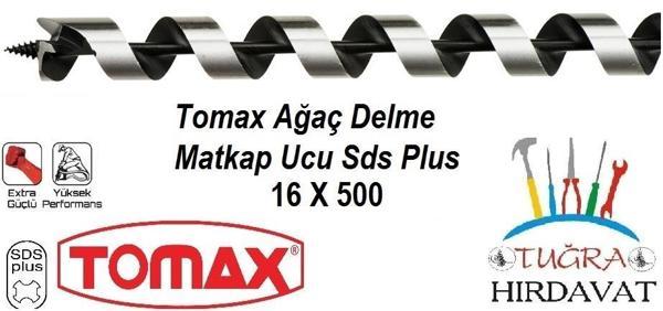Tomax Sds Plus Ağaç Delme Ahşap Delme Matkap Ucu 16x500 - Image 1