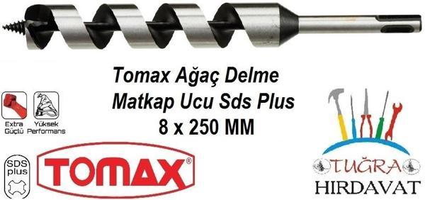 Tomax Sds Plus Ağaç Delme Ahşap Delme Matkap Ucu 8x250 - Image 1