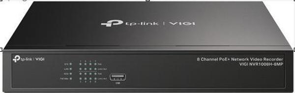 TP-LINK VIGI NVR1008H-8MP 8MP 2 USB 80 Mbps 8 CHANNEL SATA INTERFACE NETWORK VIDEO RECORDER - Image 1