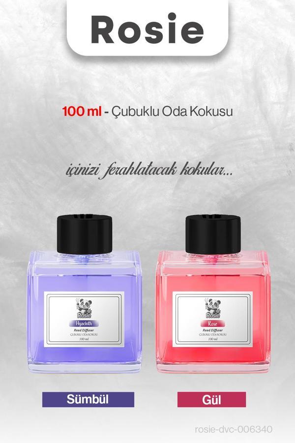 ROSIE Sümbül ve Gül Çubuklu Oda Kokusu 100 ml - Image 1