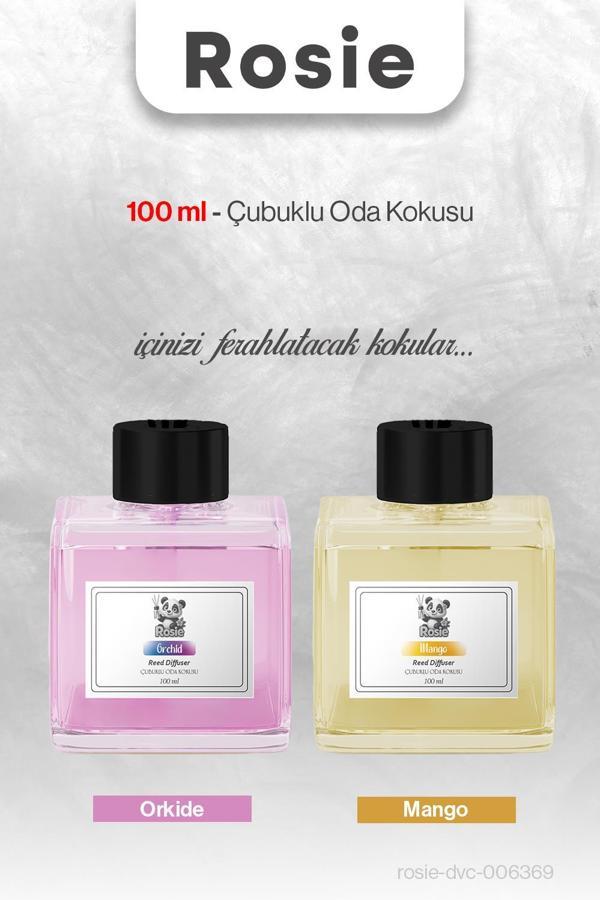 Orkide ve Mango 100 ml ROSIE Çubuklu Oda Kokusu - Image 1