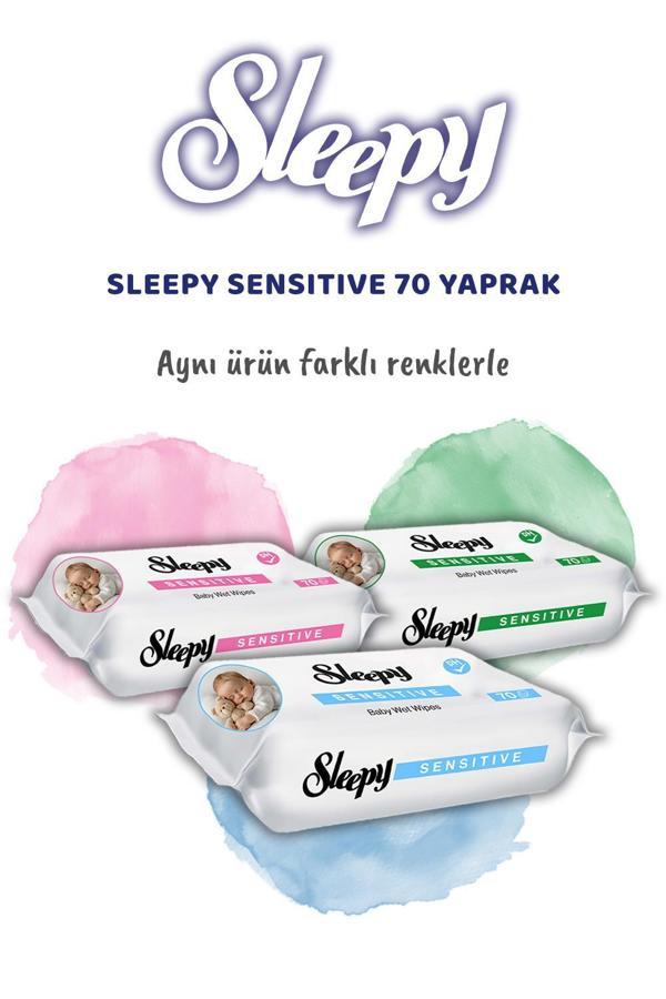 Sleepy Sensitive 70'li Islak Bebek Havlusu - Image 1