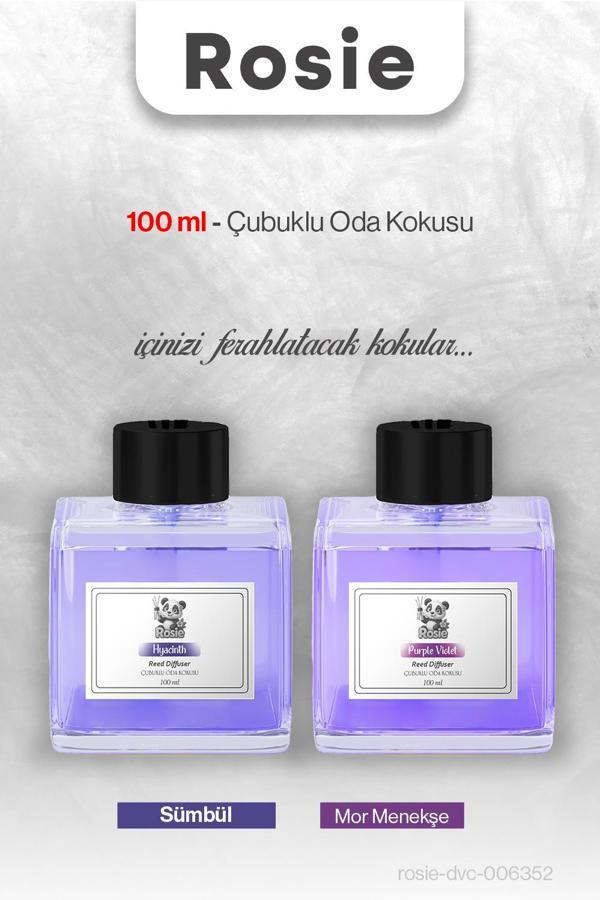 Sümbül ve Mor Menekşe ROSIE Çubuklu Oda Kokusu 100 ml - Image 1