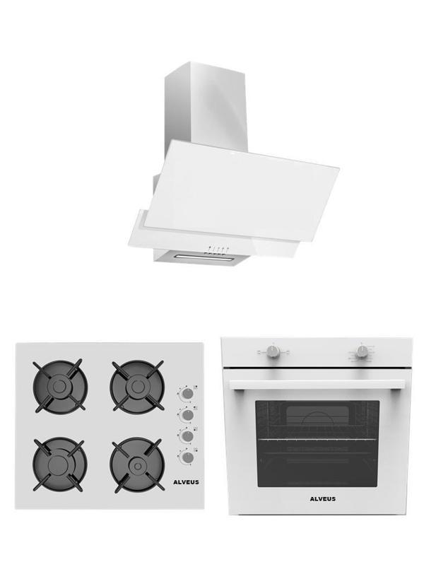 ALVEUS 850 BEYAZ 3'LÜ ANKASTRE SET(AD07-A10-AF850) - Image 1