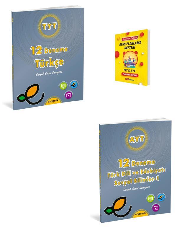 Endemik TYT Türkçe ve AYT Edebiyat Denemeleri + Planlama Defteri - Endemik Yayınları - Image 1