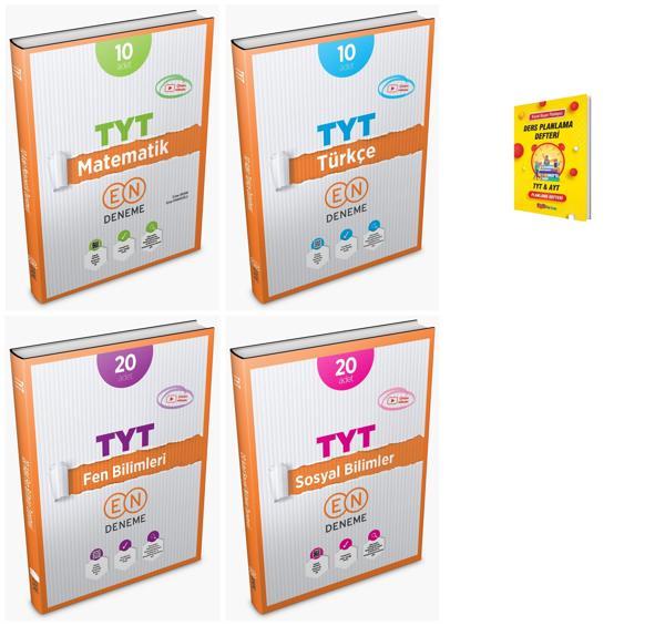 En Deneme TYT Matematik Fen Türkçe ve Sosyal 4lü Deneme Seti + Planlama Defteri - Arı Yayıncılık - Image 1