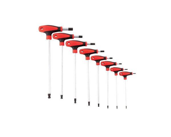 T Tipi Yuvarlak Başlı Allen Anahtar Takımı 8 Parça - Image 1