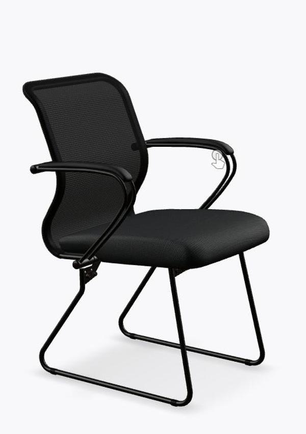 Ergolife Sit 8 Bekleme Koltuğu | Bel Destekli, Fileli, Siyah, Toplantı Sandalyesi - ED.57.1.6A5 - Image 1