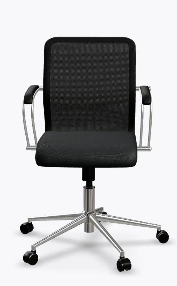 Ergolife Sit 8 Ofis Koltuğu | Tekerlekli, Yükseklik Ayarlı, Siyah, Bilgisayar Sandalyesi-ED.55.1.2A2 - Image 1