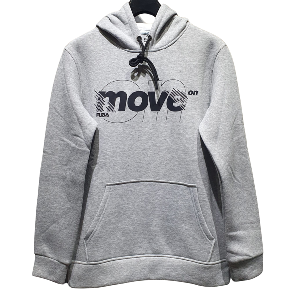 Fuba Kapşonlu Sweat Move Gri - Image 1