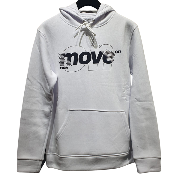 Fuba Kapşonlu Sweat Move Beyaz - Image 1