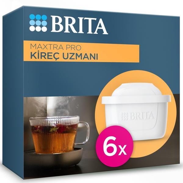 BRITA MAXTRA PRO Kireç Uzmanı Yedek Su Arıtma Filtresi, 6’lı - Image 1