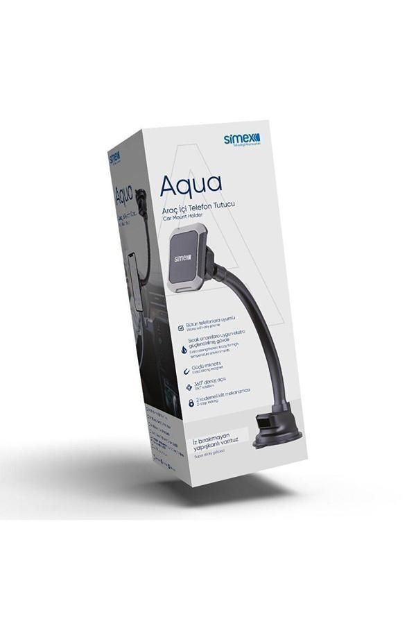 Simex Aqua Vantuzlu Araç Içi Telefon Tutucu Akrobat 360 - Image 1