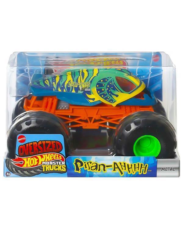 Hot Wheels Monster Trucks Oversized Piran Ahhhh Metal Araç JCC97 - Image 1