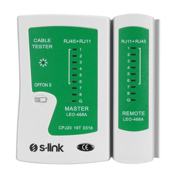 S-lınk Sl-468, Rj45 Ve Rj11 Tester, Kablo Test Cihazı - Image 1
