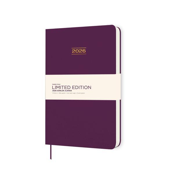 Keskin 2026-17*24 Ciltli Limited Edition Günlük Ajanda - Mor - Image 1