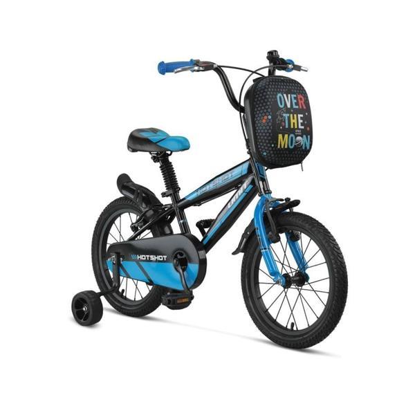 ÜMİT 1610 HOTSHOT-CANTA-V ERKEK ÇOCUK BİSİKLETİ 16 JANT SİYAH MAVİ - Image 1