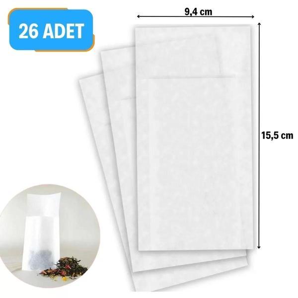 26 Adet Pratik Kullan At Çay,bitki Çayı,filtre Kahve Demleme Poşeti Süzgeci - Image 1