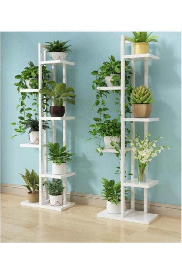 6 Bölmeli Çiçeklik,saksılık,salon Dekor,balkon Dekor,dekoratif - Image 1