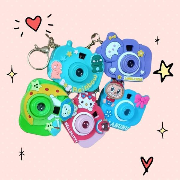 Projeksiyonlu Fotoğraf Makinesi-Projektörlü Anahtarlık-Çanta Süsü - Image 1