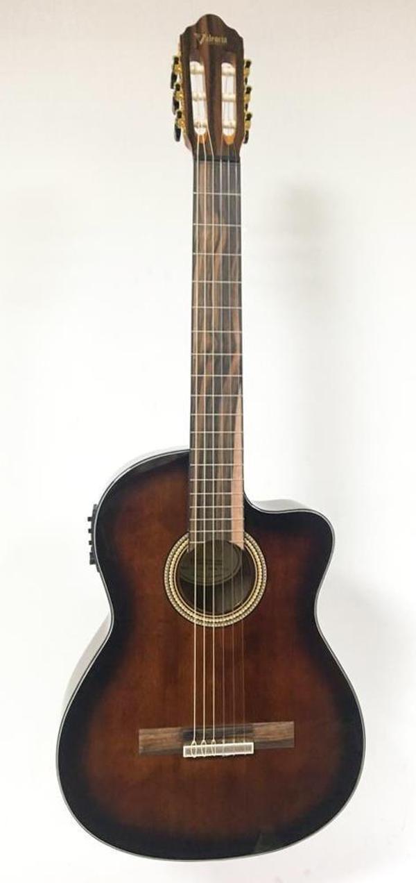 VALENCIA VC564CEBSB ELEKTRO KLASİK GİTAR, CUTAWAY, 4/4, KAHVE SUNBURST - Image 1