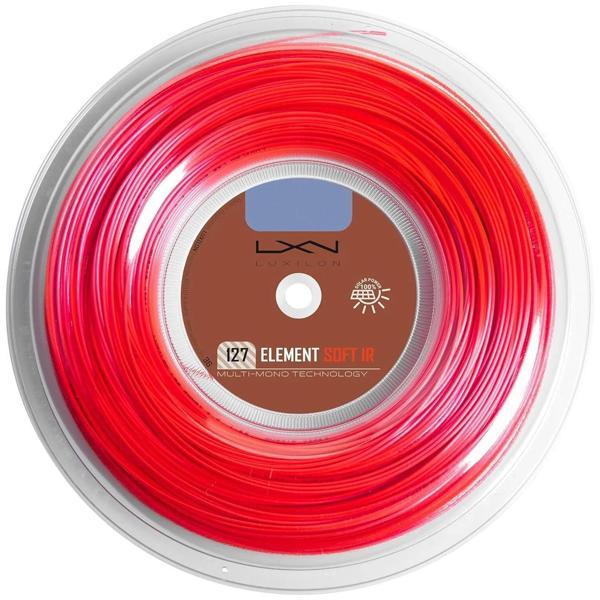Luxilon 127 Element Soft 1,27 mm. Rulo Kordaj Nar Çiçeği Kırmızısı 8308402127 - Image 1