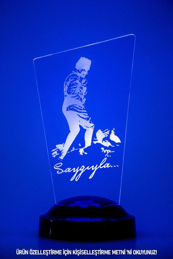 Ata & Kocatepe 3 Boyutlu Kişiye Özel Konsept Hediye Led Lamba - Image 1