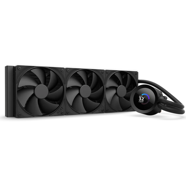 NZXT Kraken Plus 360 AIO LCD 360mm Siyah Sıvı İşlemci Soğutucusu RL-KN360-B2 - Image 1