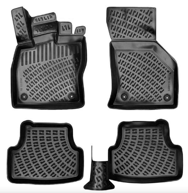 Rizline Volkswagen Golf 7 2012 - 2019 Yılları Arası Araca Özel 3D Havuzlu Paspas - Image 1