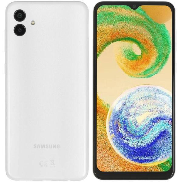  Samsung Galaxy A04  BEYAZ 128 GB  / 4 GB Ram Yenilenmiş Ürün (Sıfır Gibi) - Image 1