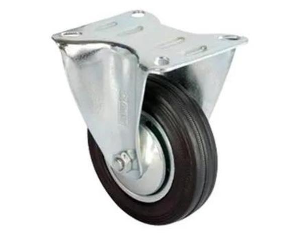 Servis Tekeri - Tablalı Siyah Sabit - Çap 80 Mm - Image 1