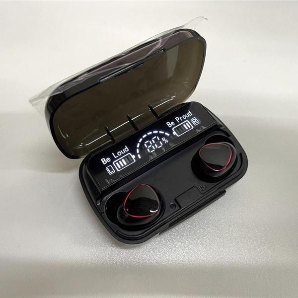 M10 Kablosuz Kulaklık – Bluetooth 5.3 + Dijital Şarj Kutusu + Ultra Bas Ses - Image 1