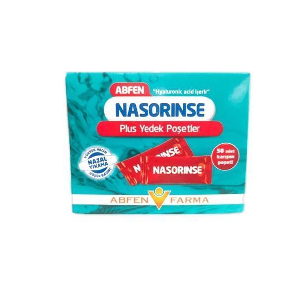 Abfen Nasorinse Plus Yedek Poşetler Yüksek Hacimli Nazal Yıkama 50’li - Image 1