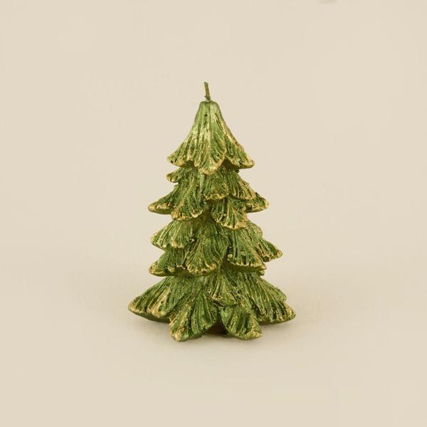 Karaca Home Çam Ağacı Şekilli Mum 6x6x10,7 cm - Image 1