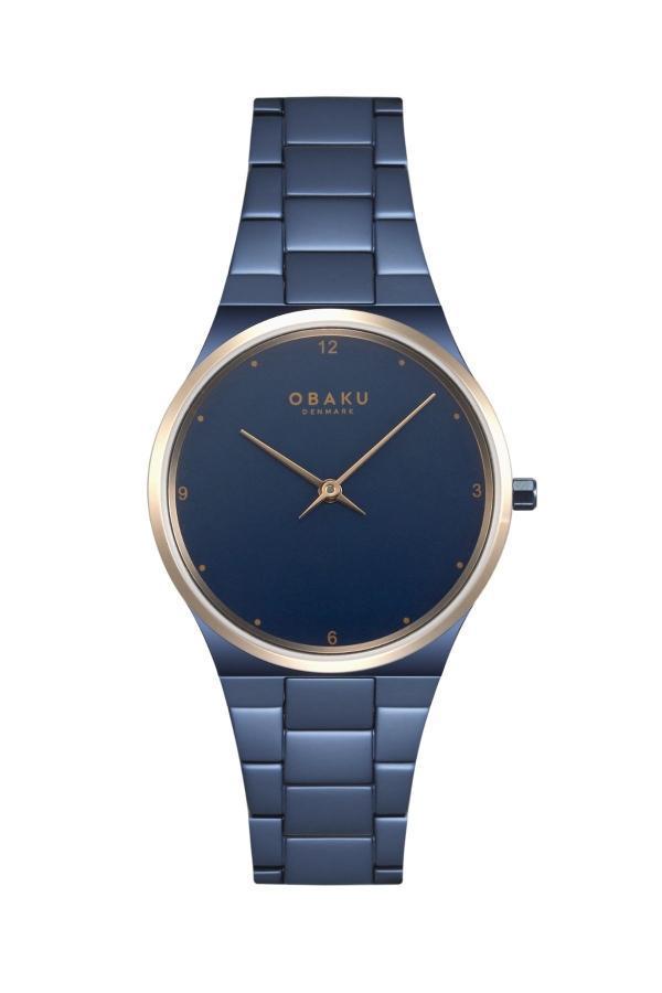 Obaku Denmark V305LXSLSL Quartz Çelik Lacivert Kadran Safir Cam 32 mm Kadın Kol Saati - Image 1