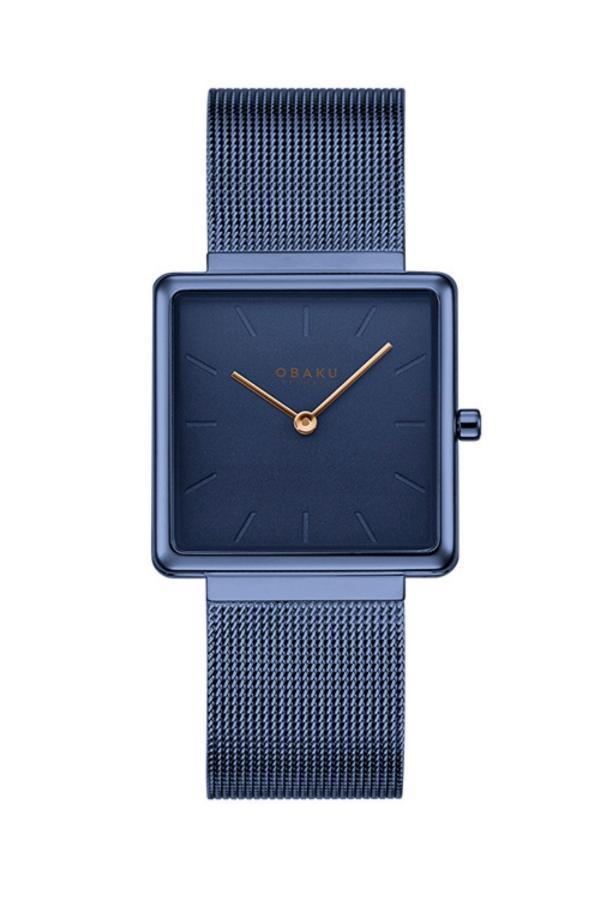 Obaku Denmark V236LXLLML Quartz Çelik Lacivert Safir Cam 28 mm Kadın Kol Saati - Image 1