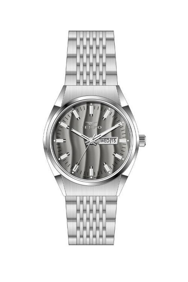Ferro FM43012A-A4 Quartz Çelik Gri 40 mm Erkek Kol Saati - Image 1