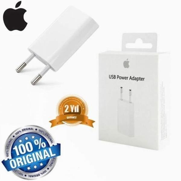 Orjinal Apple iPhone USB 5W Şarj Cihaz MD813ZM-A Garantili - Image 1