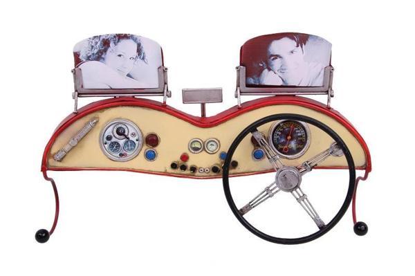 Dekoratif Metal Askı Çerçeveli ve Araba Konsolu Temalı Hediyelik - Image 1