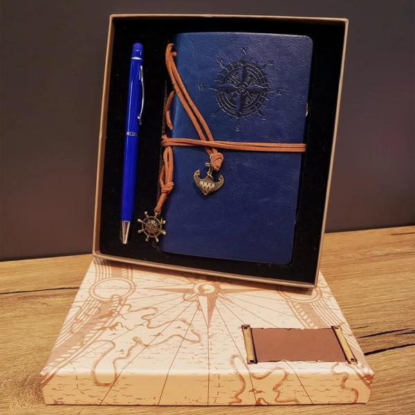 Pusula Defter Ve Tükenmez Kalem Set - Image 1