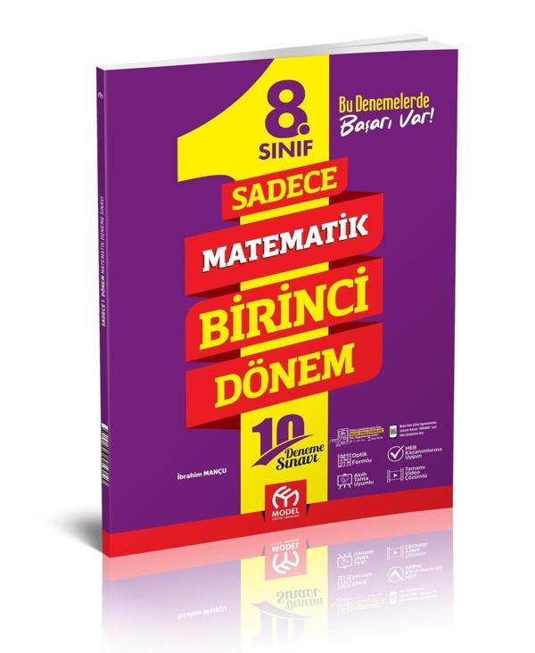 Model Yayınları 8. Sınıf Sadece Matematik 1.Dönem Deneme - Model Yayınları - Image 1