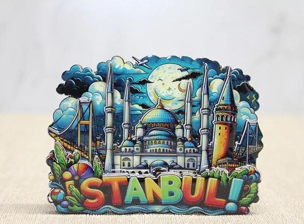 Ahşap İstanbul Temalı Magnet Alk4597 - Image 1