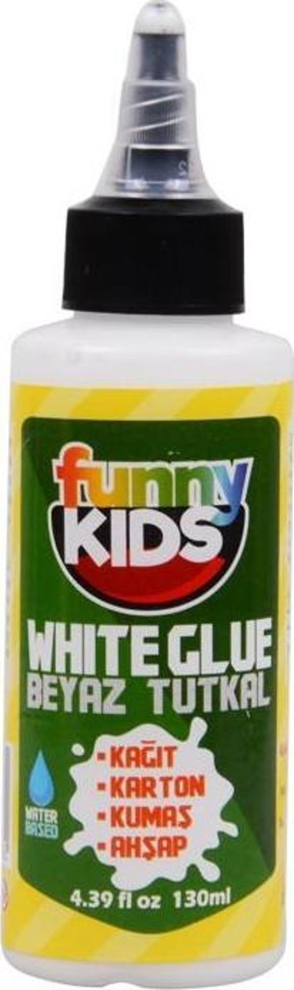 Funny Kids Beyaz Tutkal 130ml - Image 1