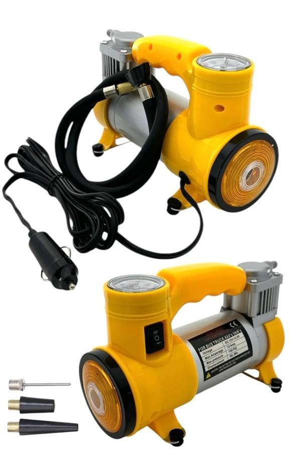 Elektrikli Araba Lastik Şişirme / 150 PSI - 12V / Taşınabilir Metal Hava Kompresörü (5365) - Image 1